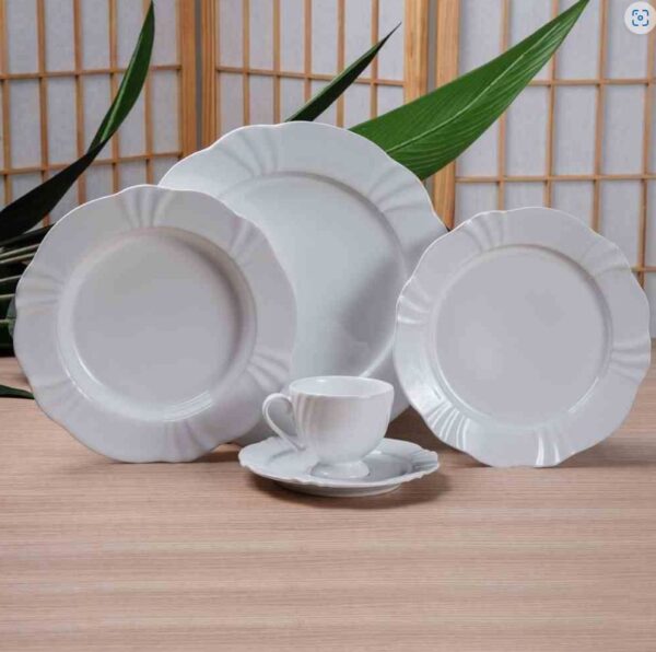 Aparelho de Jantar Oxford Soleil White 30 peças