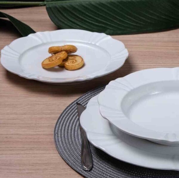 Aparelho de Jantar Oxford Soleil White 30 peças - Imagem 3