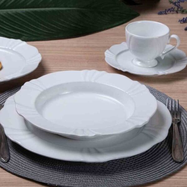 Aparelho de Jantar Oxford Soleil White 30 peças - Imagem 2
