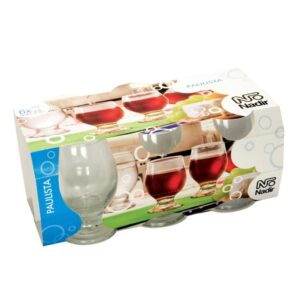 Jogo de Taça para Água Nadir 250ml Paulista 6 peças