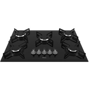 Fogão Cooktop Cook Chef 5 Bocas Philco Preto