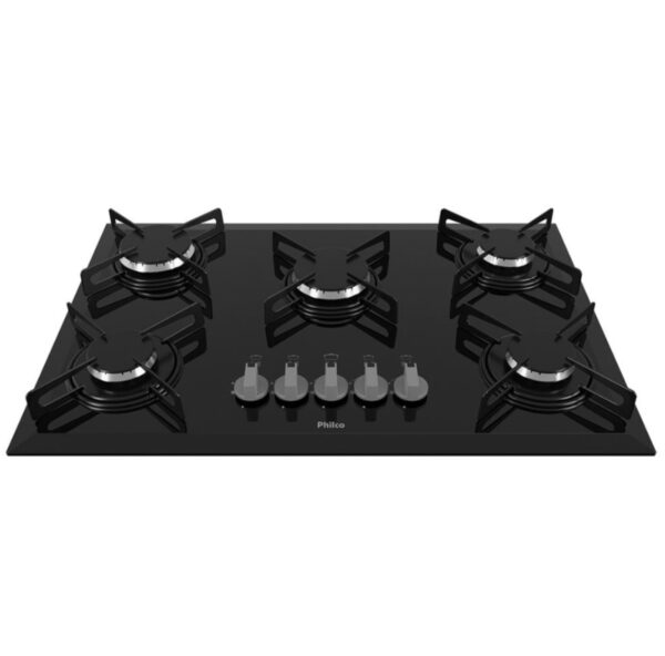 Fogão Cooktop Cook Chef 5 Bocas Philco Preto