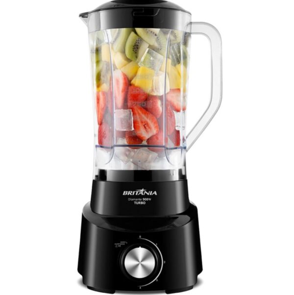 Liquidificador Diamante 800 Preto Britânia - Imagem 3